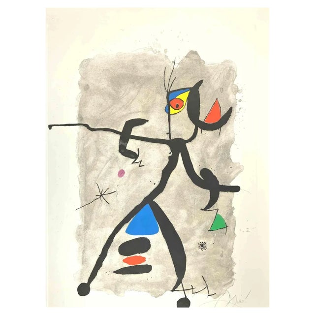 Joan Miró, For Alberti, For Spain, Etching, 1975 For Sale