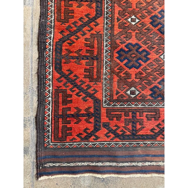 Early 20th Century Persian Baluch Tribal Runner Rug For Sale In Los Angeles - Image 6 of 7