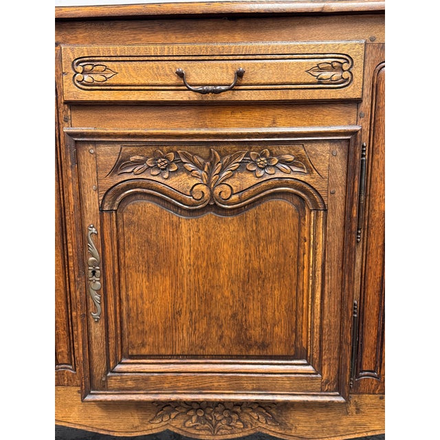 Early 20th Century Antique French Louis XV Style Sideboard For Sale - Image 5 of 12
