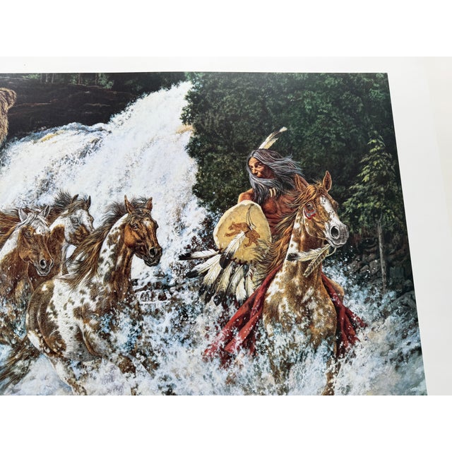 "Spirit of Grizzley Creek" by Judy Larson 1994 Signed/Numbered Edition 430/2500 For Sale - Image 10 of 10