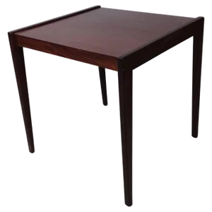 Fully Restored Danish Rosewood Side Table, 1970s