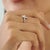 Four Stone Marquise Cut Moissanite Butterfly Cocktail Ring in 925 Silver Size 6 For Sale - Image 9 of 15