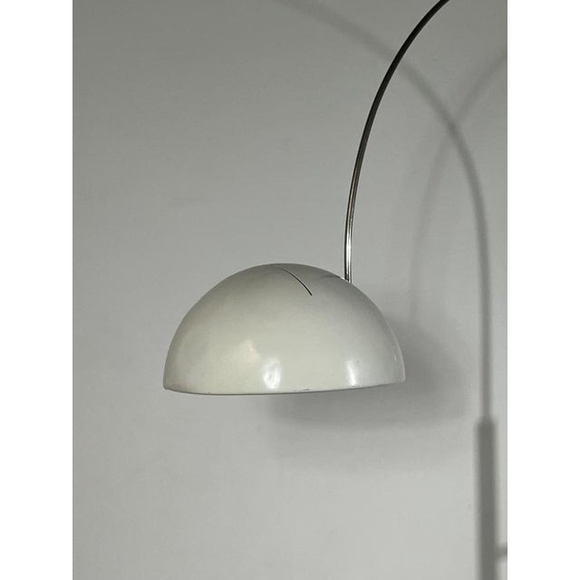 Silver Floor Lamp from Oluce, 1960s For Sale - Image 8 of 18