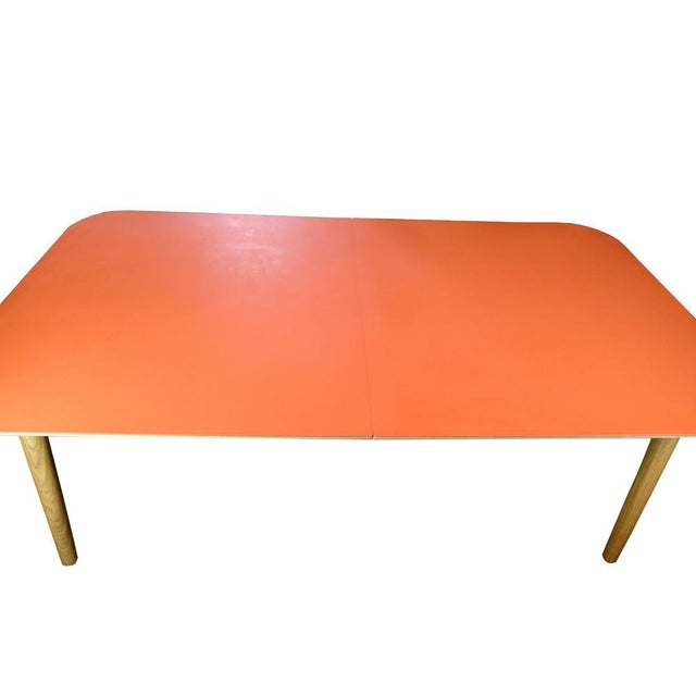 Dining Table in Laminate Oak by Karsten Lauritsen, 2000 For Sale - Image 9 of 12