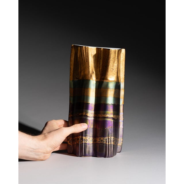 Porcelain Vases by Johan Van Loon and Helmut Drexler for Rosenthal, 1993, Set of 2 For Sale - Image 10 of 15