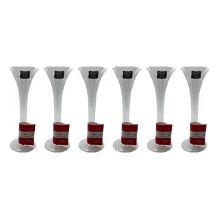 400/88 Champagne Flutes by C.J. Riedel for Riedel, 1991, Set of 6 For Sale
