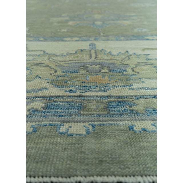 Early 21st Century Turkish Oushak Rug 11'10" x 15'7" #19180 For Sale - Image 5 of 8