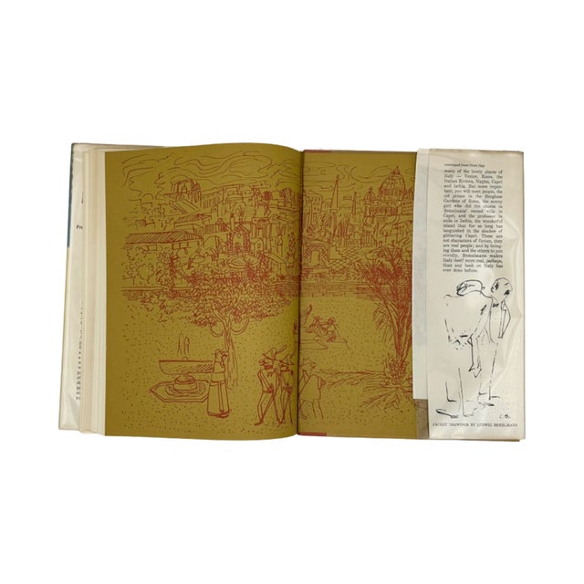 Italian Holiday by Ludwig Bemelmans 1961 Book 1st Edition Hardcover For Sale - Image 10 of 12