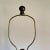 Frederick Cooper Chicago lamp featuring cut crystal body with brass and wood components. Very heavy piece! Small scuff...