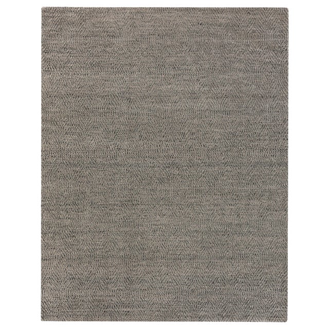 Sanz Flatweave Wool Silver Rug - 6'x9' For Sale