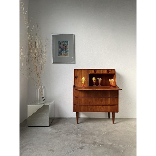 Danish Teak Secretary, 1960s For Sale - Image 6 of 18