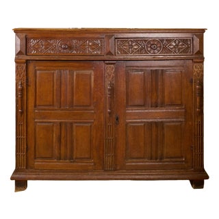 17th Century Flemish Oak Chest of Drawers For Sale