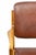 1950s Vintage Italian Chairs in Mahogany Wood and Leather, 1950s, Set of 2 For Sale - Image 5 of 10