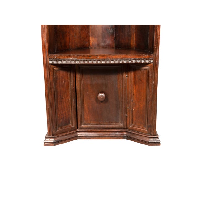 Italian Renaissance Style Walnut Monks Chair For Sale In Boston - Image 6 of 7