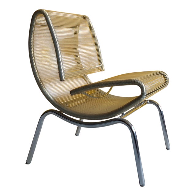 Transparent Plastic Rope Chair by Roberto Semprini, 1990s For Sale