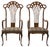 Set of Antique Wooden Liberty Armchairs For Sale