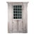 Monumental Architectural 18th Century Painted Corner Cabinet Secretary For Sale