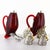 Pair Cartier Sterling Silver & Ruby Red Cut Glass Oil & Vinegar Cruet Decanters For Sale - Image 10 of 18