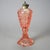 Mid-Century Modern Antique Pink Coinspot Pressed Glass Oil Lamp Circa 1840 For Sale - Image 3 of 10