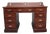 Antique Walnut Pedestal Desk, 1890 For Sale