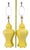Mid-Century Modern Large Lamps Ginger Jar Pair Yellow For Sale - Image 3 of 10