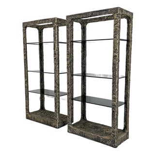 Adrian Pearsall "Brutalist Goop" Etageres, Shelving, Circa Late 1960's For Sale