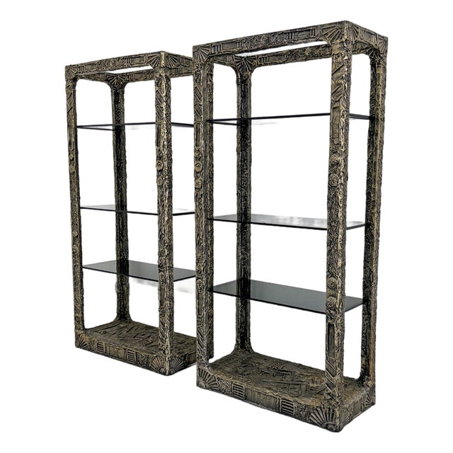 Adrian Pearsall "Brutalist Goop" Etageres, Shelving, Circa Late 1960's For Sale