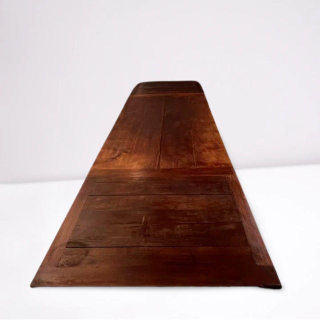 Chestnut 19th Century French Provincial Cherry Dining Table With Leaves For Sale - Image 8 of 12