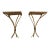 Late 20th Century Wheatgrass Style Wall Sconces- A Pair For Sale