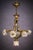 Gilt Bronze Chandelier with Shells and Roses For Sale - Image 4 of 8