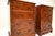 Brown Antique Georgian Burr Walnut Bedside Chest of Drawers, 1930, Set of 2 For Sale - Image 8 of 11