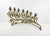 Late 19th Century 19th-Century Style Gilt Wrought Iron Floral Candelabra Candle Holders – Pair For Sale - Image 5 of 9