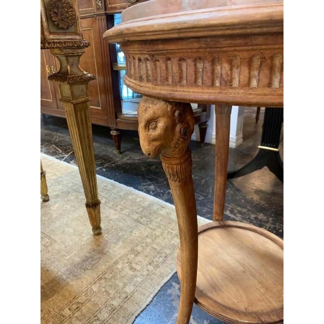 19th Century Italian Carved Pine Neoclassical Tables For Sale - Image 4 of 5