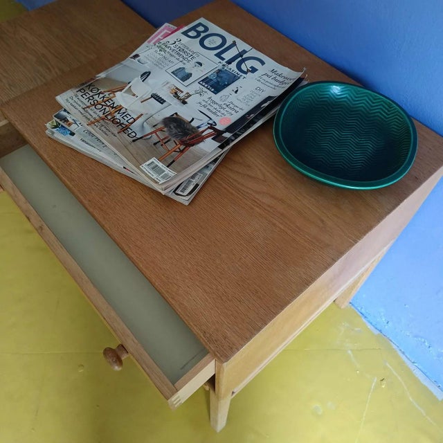 Tan Vintage Bench by Sven Engström & Gunnar Myrstrand for Tingströms, 1950s For Sale - Image 8 of 11