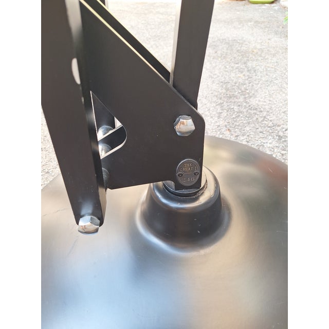 Black Piantana Mod the Great JJ Nera by Jac Jacobsen for Luxit Leucos, 1980s For Sale - Image 8 of 13