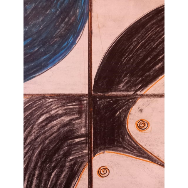 Ferdinando Meccani, Composition, 1969, Mixed Media For Sale - Image 4 of 7