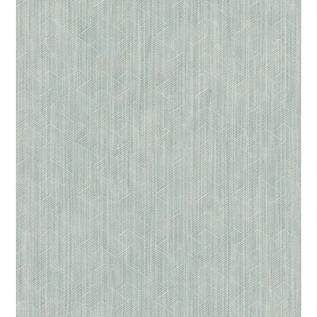 Sample - The House of Scalamandr�� Alps Wallcovering, Seafoam For Sale