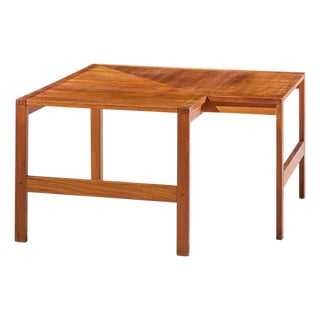 Ole Knudsen & Torben Lind for France & Son Mid Century Danish Teak Corner Coffee End Table For Sale