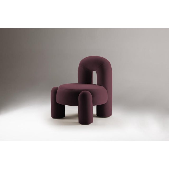 Textile Marlon Chair by Dooq Details For Sale - Image 7 of 18