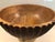 1970s Fluted Wood on Gold Pedestal Bowl For Sale - Image 9 of 11