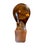 1960s Mid Century Italian Blush Opaline Glass Decanter With Amber Stopper For Sale - Image 5 of 8