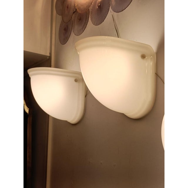 Ventaglio Wall Lamps by Rodolfo Bonetto for Guzzini, Italy, 1970s, Set of 2 For Sale - Image 6 of 7