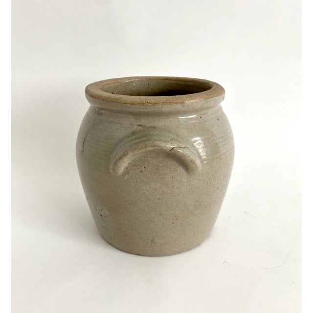 Early 20th Century Antique French Stoneware Confit Pot For Sale - Image 5 of 7