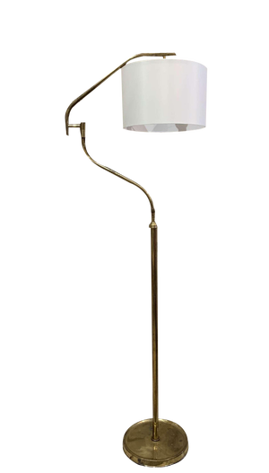 Vintage Italian Brass Floor Lamp, 1950s