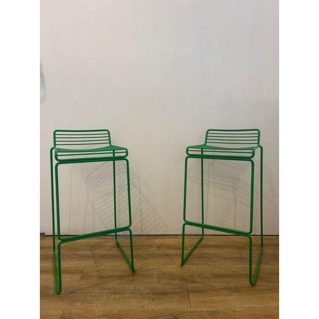 Vintage Stools in Metal, Set of 2 For Sale - Image 6 of 6