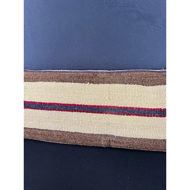 Contemporary Turkish Hemp Pillow Cushion Natural Beige Brown Cushion Cover 12x46 For Sale - Image 3 of 4