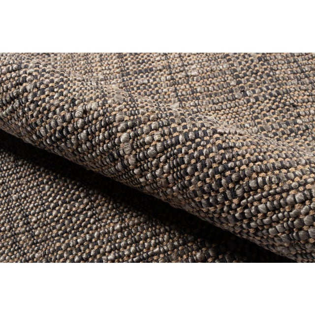 Kashi Charcoal 8' X 10' Area Rug For Sale - Image 4 of 7