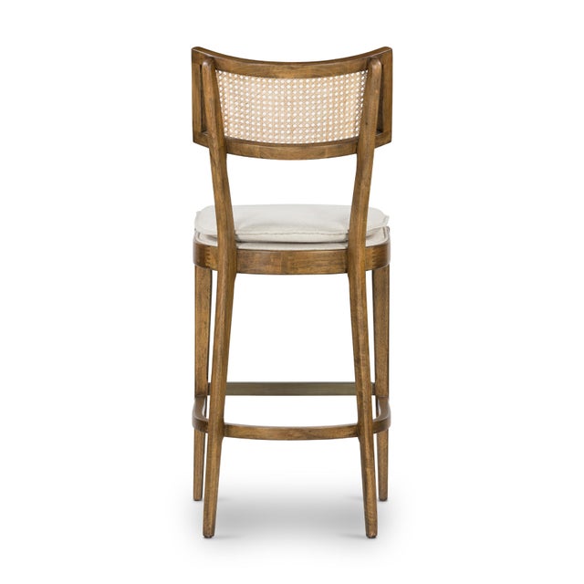 Four Hands Britt Bar Stool, Savile Flax | Chairish