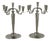 Art Deco Pewter Five-Light Candelabra by Celestine Andersson, 1920, Set of 2 For Sale