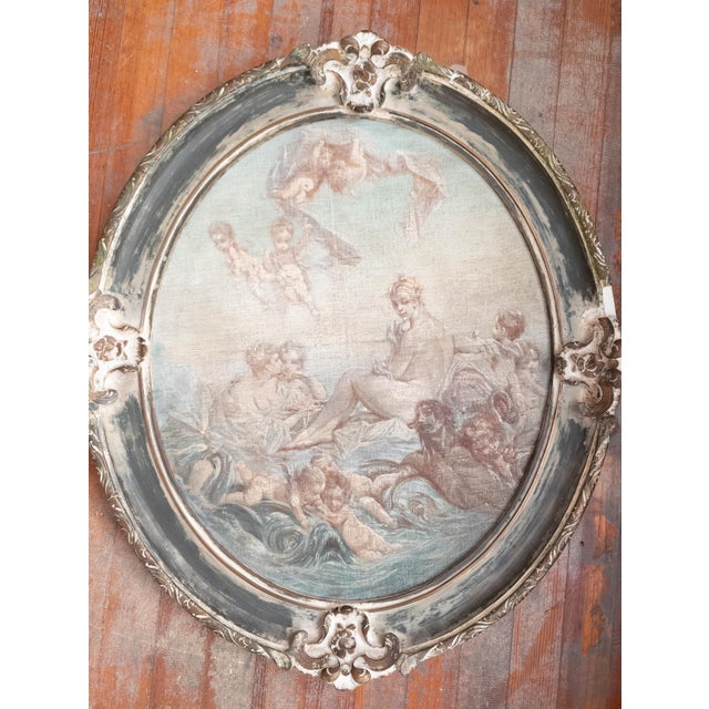 We are selling this very attractive Rococo style painting. This painting is 18th or early 19th century. The scene is that...